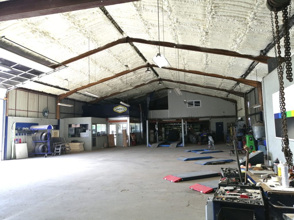 Isolation d'une garage